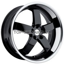 TSW Monarch 9,5x20 5x120 ET32 DIA72,6 (black polished lip)