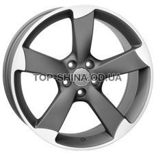 WSP Italy Audi (W567) Giasone 9x20 5x112 ET52 DIA57,1 (matt gun metal polished)
