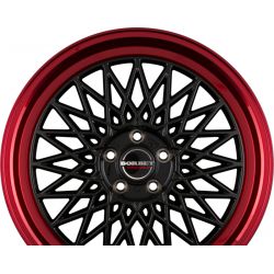 B Black Rim Red