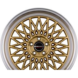 B Gold Rim Polished