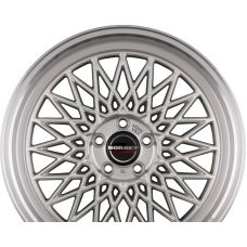 BORBET B Silver Rim Polished R17 W7 PCD4x108 ET20 DIA65.1