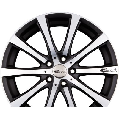 Диски BROCK B21 Schwarz Matt Voll Poliert (SMVP) R18 W8 PCD4x108 ET35 DIA63.4
