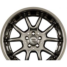 BROCK B6 Surface Like Chrome (SLC) R17 W10 PCD4x108 ET30 DIA72.6