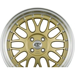 GTP 020 Gold Felgenbett Poliert