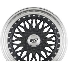 GTP WHEELS GTP 040 Schwarz Felgenbett Poliert R17 W7.5 PCD4x100/108 ET35 DIA73.1