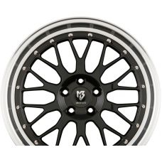 MB-DESIGN LV1 Glanzschwarz Poliert R17 W7 PCD4x100 ET35 DIA67.1