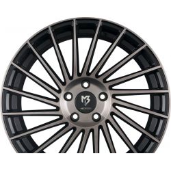 VR3 Rauchschwarz Glanzend Lackiert Front Poliert