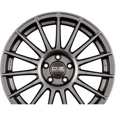 OZ SUPERTURISMO LM Matt Graphite + Silver Lettering R17 W7 PCD4x108 ET42 DIA75