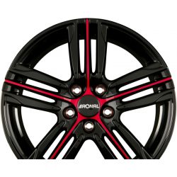 R57 MCR Jetblack-Red Spoke