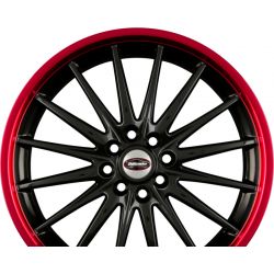 JET RSX Gloss Black Red Line