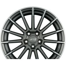 AEZ ATLANTA TITAN - Graphite Matt Frontpoliert R19 W8 PCD5x112 ET44 DIA57.1