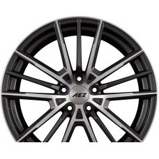 AEZ KAIMAN DARK - Gunmetal Frontpoliert R18 W8 PCD5x108 ET40 DIA70.1