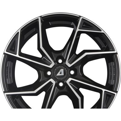 Диски ALUTEC ADX.02 Diamant-Schwarz Frontpoliert R19 W8 PCD5x100 ET40 DIA57.1