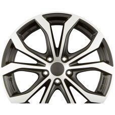 ALUTEC W10X Racing-Schwarz Frontpoliert R18 W8 PCD5x127 ET53 DIA71.6