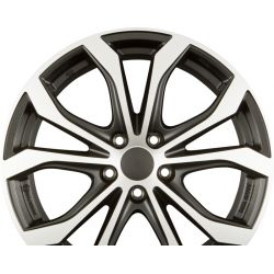 W10X Racing-Schwarz Frontpoliert