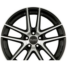 ANZIO SPLIT Diamant-Schwarz Poliert R17 W7.5 PCD5x112 ET45 DIA70.1