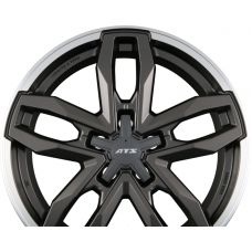 ATS TEMPERAMENT Blizzard-Grau Hornpoliert R20 W9.5 PCD5x130 ET60 DIA71.6