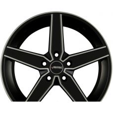 AUTEC DELANO (D) Schwarz Matt Poliert R17 W7.5 PCD5x112 ET42 DIA70