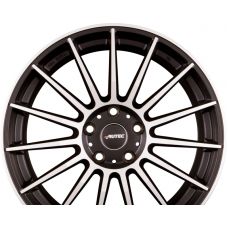 AUTEC LAMERA (L) Schwarz Matt Poliert R20 W8.5 PCD5x108 ET48 DIA70