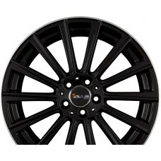 AVUS Racing AC-M07 Black Polished Lip R20 W9.5 PCD5x112 ET48 DIA66.6