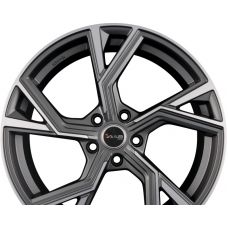 AVUS Racing AF20 Matt Anthracite Polished R21 W9.5 PCD5x112 ET20 DIA66.6