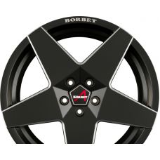 BORBET A Black Matt R18 W8 PCD5x108 ET45 DIA63.4