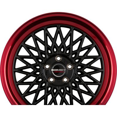 Диски BORBET B Black Rim Red R19 W8.5 PCD5x112 ET45 DIA66.6