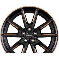 BORBET LX Black Glossy Gold Spoke Rim R18 W8 PCD5x114.3 ET40 DIA72.5