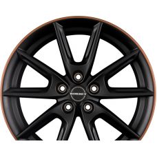 BORBET LX Black Matt Rim Copper R18 W8 PCD5x112 ET44 DIA57.1
