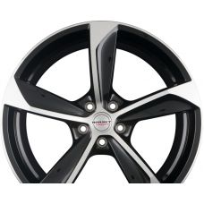 BORBET S Black Polished Glossy R20 W9 PCD5x112 ET25 DIA66.6