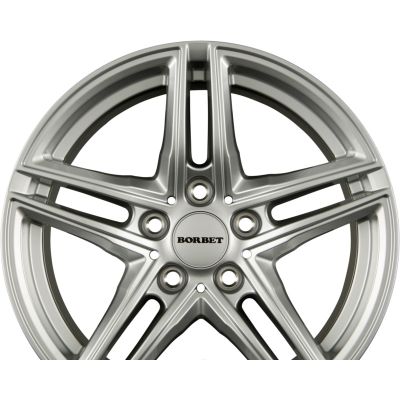 Диски BORBET XR Brilliant Silver R16 W7.5 PCD5x112 ET45 DIA66.6