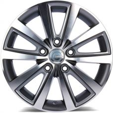Carbonado Madrid AFP - Anthracite Front Polished R15 W6 PCD5x112 ET38 DIA57.1