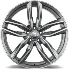 Carbonado Style MAFP - Matt Anthracite Front Polished R19 W8.5 PCD5x112 ET35 DIA66.45