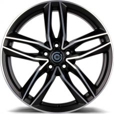 Carbonado Style MBFP - Matt Black Front Polished R17 W7.5 PCD5x112 ET35 DIA66.45