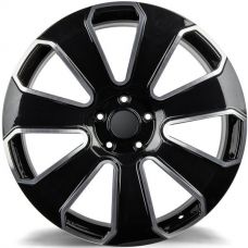CForged CF-14 BMF - Candy Black Glossy Diamond Cut Face R22 W10 PCD5x130 ET30 DIA71.56