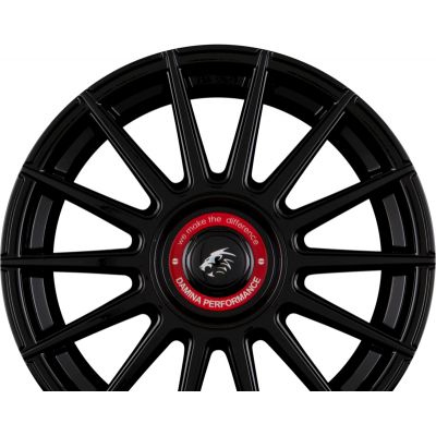 DM09 Black Painted Red Ring