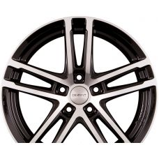 DEZENT TZ-C DARK - Black Polished R18 W8 PCD5x112 ET30 DIA66.6