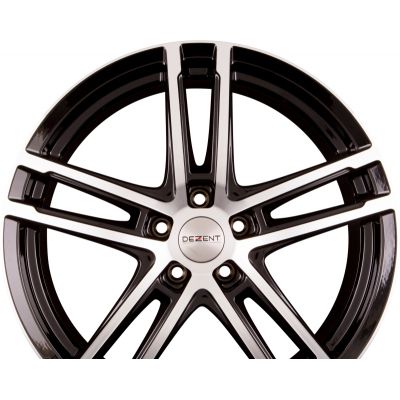 Диски DEZENT TZ DARK - Black Polished R16 W6 PCD5x98 ET39 DIA58.1