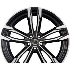DIEWE WHEELS AVIO NERO S MACHINED - Schwarz Glanz Frontpoliert R19 W7.5 PCD5x120 ET45 DIA72.6