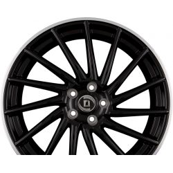 BRIOSA NERO S MACHINED LIP - Schwarz Glanz Hornpoliert