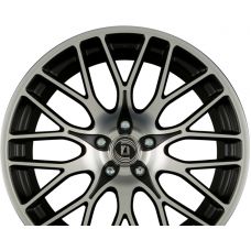 DIEWE WHEELS FINA NERO MACHINED - Schwarz Matt Frontpoliert R22 W10 PCD5x108 ET40 DIA72