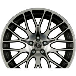 FINA NERO MACHINED - Schwarz Matt Frontpoliert
