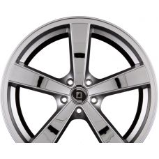 DIEWE WHEELS TRINA II ARGENTOINOX - Silber mit Edelstahlinlays R17 W7 PCD5x112 ET42 DIA66.6