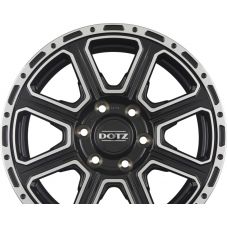 DOTZ KALAHARI DARK - Schwarz Poliert R18 W8 PCD5x127 ET30 DIA71.6