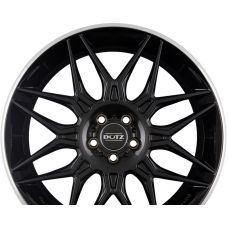 DOTZ LONGBEACH DARK - Schwarz Glanzend Poliertes Horn R22 W10.5 PCD5x130 ET47 DIA71.6