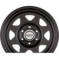 PHARAO DARK Matt Black - Offroad Stahlfelge
