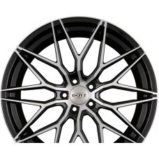 DOTZ SUZUKA DARK - Schwarz Frontpoliert R18 W8 PCD5x108 ET45 DIA70.1