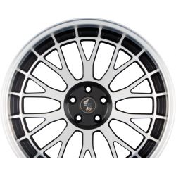 UNIT Black Matt Lip Spokes Polished