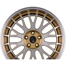 ETA BETA UNIT Shiny Gold Lip Face Polished R19 W8.5 PCD5x112 ET25 DIA78.1
