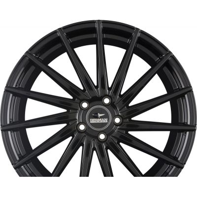 Диски GERMAN WHEELS G1 Schwarz Glanz Lackiert R19 W8.5 PCD5x112 ET45 DIA66.6